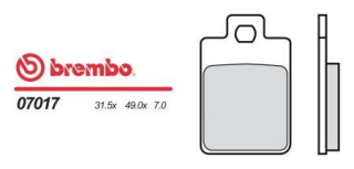 BREMBO brzdové dosky moto 07017