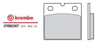 BREMBO brzdové dosky moto 07BB2307