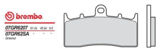 BREMBO brzdové dosky moto 07GR62SA