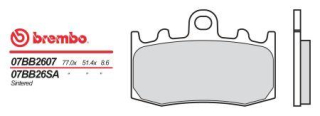 BREMBO brzdové dosky moto 07BB26SA