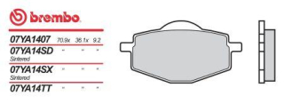 BREMBO brzdové dosky moto 07YA1407