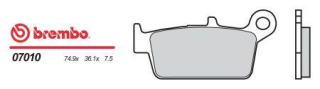 BREMBO brzdové dosky moto 07010