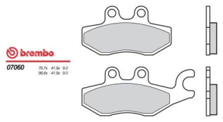 BREMBO brzdové dosky moto 07060