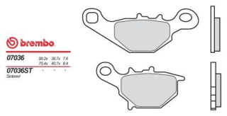 BREMBO brzdové dosky moto 07036