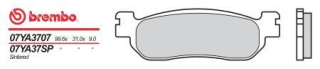 BREMBO brzdové dosky moto 07YA37SP