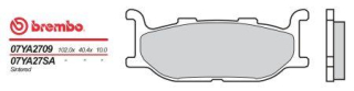 BREMBO brzdové dosky moto 07YA27SA