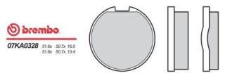 BREMBO brzdové dosky moto 07KA0328