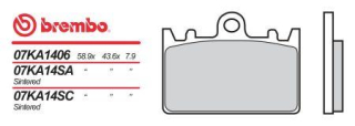 BREMBO brzdové dosky moto 07KA14SA