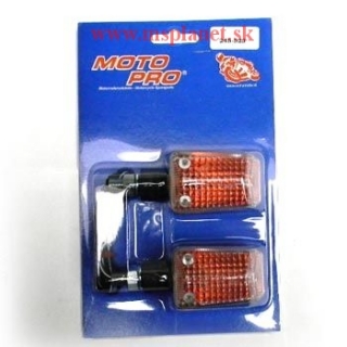 Mini smerovky (pár), krátke, karbón
