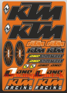 Nálepky moto KTM 2