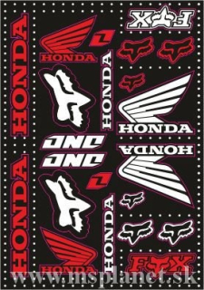 Nálepky moto Honda FOX 1
