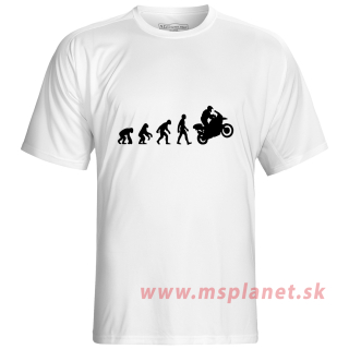 Pánske tričko s moto motívom 17 evolution
