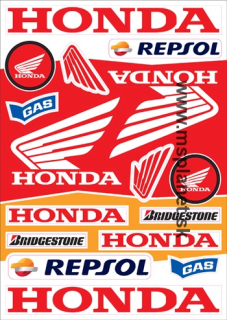 Nálepky moto Honda 5