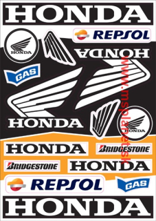 Nálepky moto Honda 4