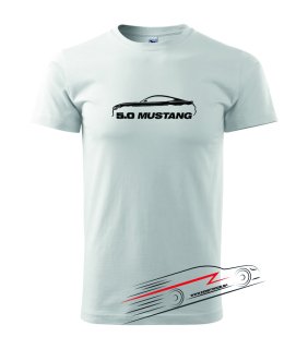 Pánske tričko s motívom 021 Mustang