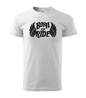 Pánske tričko s moto motívom 40 Born to ride
