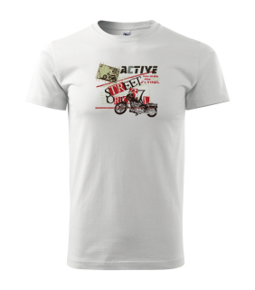 Pánske tričko s moto motívom 58 Active street