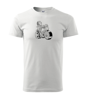 Pánske tričko s moto motívom 123 Chopper