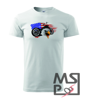 Pánske tričko s moto motívom 128 Harley
