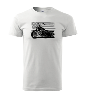Pánske tričko s moto motívom 130 Chopper