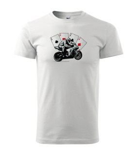 Pánske tričko s moto motívom 143 Racing