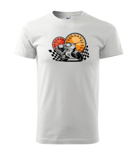 Pánske tričko s moto motívom 144 Racing
