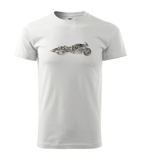 Pánske tričko s moto motívom 150 Racing