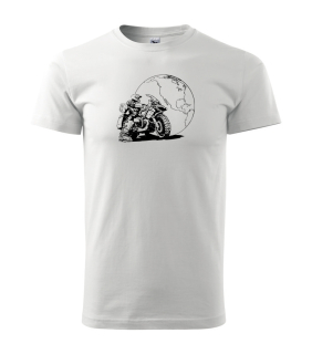 Pánske tričko s moto motívom 173 Enduro