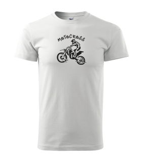 Pánske tričko s moto motívom 193 Motocross