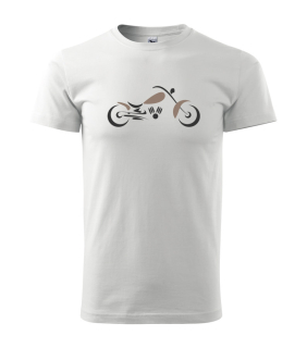 Pánske tričko s moto motívom Chopper