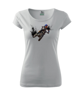 Dámske tričko s moto motívom 37 Cross