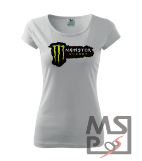 Dámske tričko s moto motívom 63 Monster energy