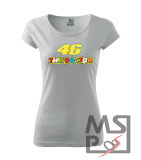 Dámske tričko s moto motívom 186 Rossi