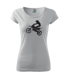 Dámske tričko s moto motívom 194 Motocross
