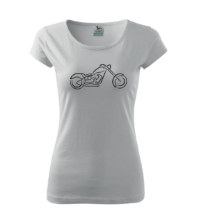 Dámske tričko s moto motívom 237 Chopper