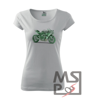 Dámske tričko s moto motívom 248 Kawasaki