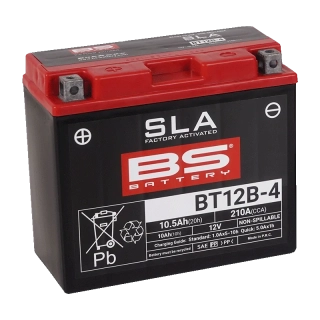 BS-BATTERY BT12B-4 12V 10Ah 210A (YT12B-4) 150x69x130mm L+ AGM bezúdržbová motobatéria
