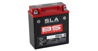 BS-BATTERY BB5L-B 12V 5Ah 65A (YB5L-B) 120x60x130mm P+ AGM bezúdržbová motobatéria