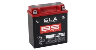 BS-BATTERY BB5L-B 12V 5Ah 65A (YB5L-B) 120x60x130mm P+ AGM bezúdržbová motobatéria