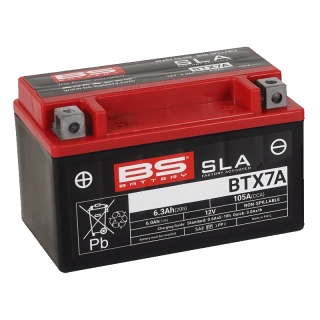 BS-BATTERY BTX7A 12V 6Ah 105A (YTX7A) 150x87x93mm L+ AGM bezúdržbová motobatéria