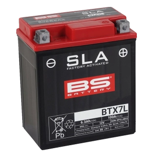 BS-BATTERY BTX7L 12V 6Ah 100A (YTX7L) 113x70x130mm P+ AGM bezúdržbová motobatéria