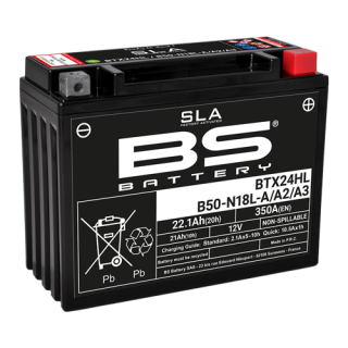 BS-BATTERY V továrni aktivovaný akumulátor BTX24HL (FA) (YTX24HL (FA)) SLA