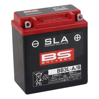 BS-BATTERY BB3L-A/B 12V 3Ah 35A (YB3L-B, YB3L-A) 98x56x110mm P+ AGM bezúdržbová motobatéria