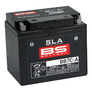 BS-BATTERY BB7C-A 12V 8Ah 80A (YB7C-A) 129x89x114mm P+ AGM bezúdržbová motobatéria
