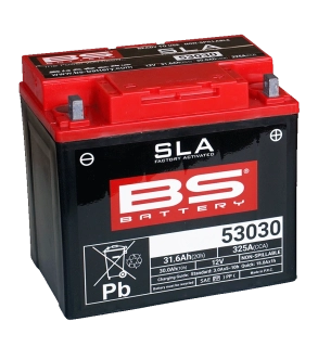 BS-BATTERY 53030 12V 30Ah 325A 184x124x170mm P+ AGM bezúdržbová motobatéria