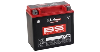 BS-BATTERY BTX14H 12V 14Ah 220A (YTX14H) 150x87x145mm L+ AGM bezúdržbová motobatéria