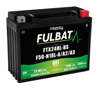 FULBAT Gélový akumulátor FTX24HL-BS / F50-N18L-A/A2/A3 GEL