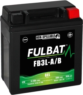 FULBAT FB3L-A/B 12V 3Ah 35A (YB3L-A/B) 98x56x110mm P+ GEL bezúdržbová motobatéria