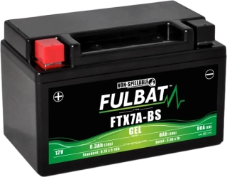 FULBAT FTX7A-BS 12V 6Ah 90A (YTX7A-BS) 150x87x93mm L+ GEL bezúdržbová motobatéria