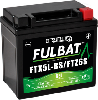 FULBAT Gélový akumulátor FTX5L-BS GEL (YTX5L-BS GEL)